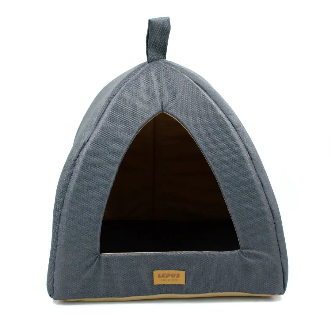 Lepus Keops Piramit Kedi ve Köpek Yatağı Gri 35x35x40 Cm - Kedi Aksesuarı