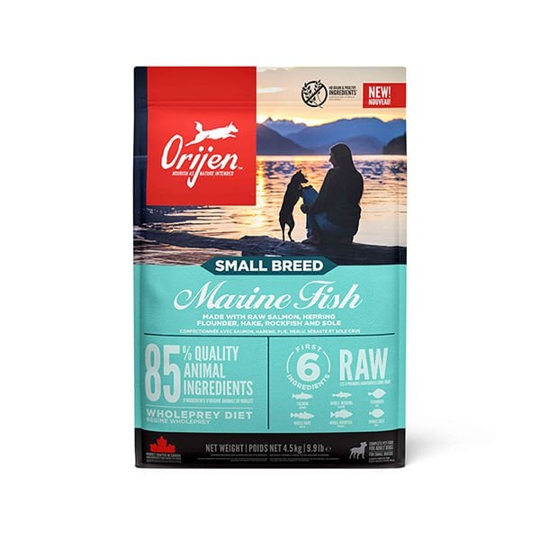 Orijen Small Breed Marine Fish Deniz Balıklı Küçük Irk Yetişkin Köpek Maması 4.5 Kg - Kuru Köpek Maması