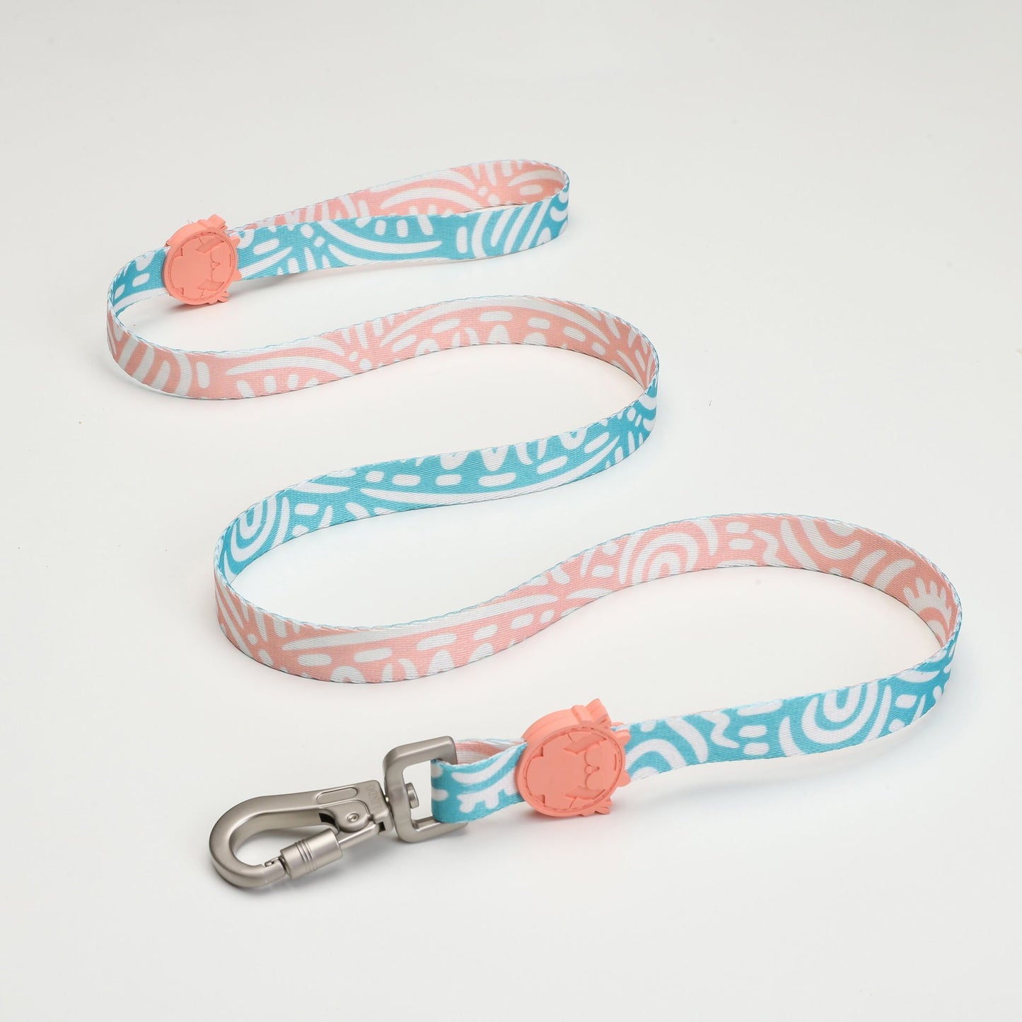 Lindo Dogs Touch Köpek Gezdirme Kayışı Mavi/Pembe Medium - Köpek Tasması