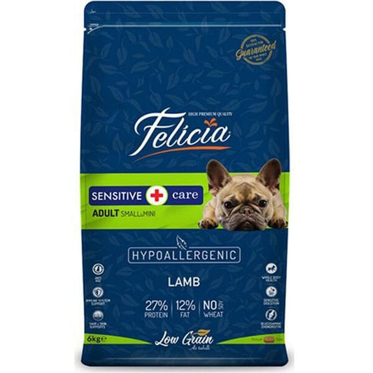Felicia Düşük Tahıllı Hipoalerjenik Kuzu Etli Küçük Irk Yetişkin Köpek Maması 3 Kg - Kuru Köpek Maması