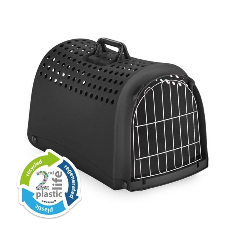İmac Linus Second Life Köpek Taşıma Çantası Siyah 50x32x34.5 Cm - Kedi Aksesuarı