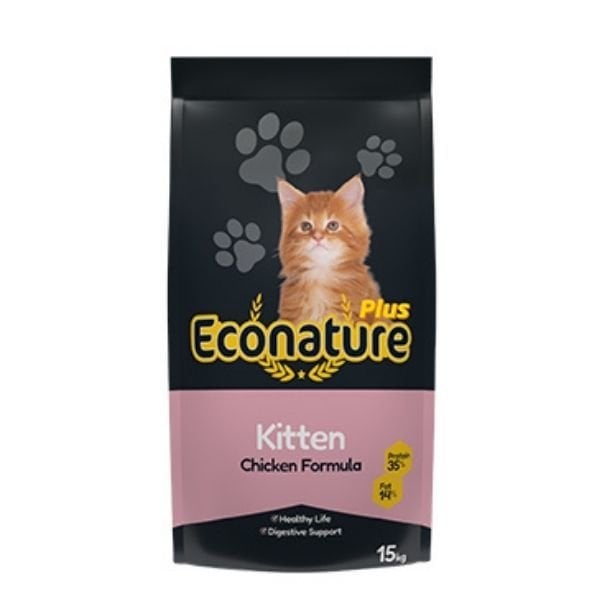 Econature Plus Tavuklu Yavru Kedi Maması 15 Kg - Kuru Kedi Maması