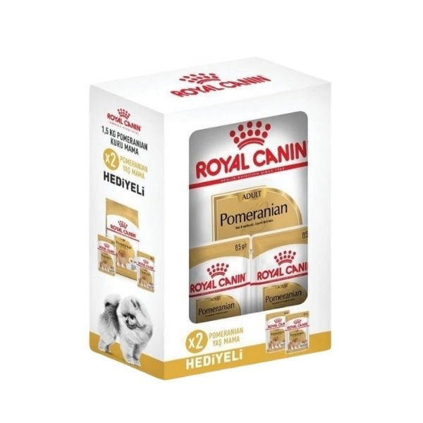 Royal Canin Pomeranian Yetişkin Köpek Maması 1.5 Kg + 2 Konserve Hediyeli - Kuru Köpek Maması