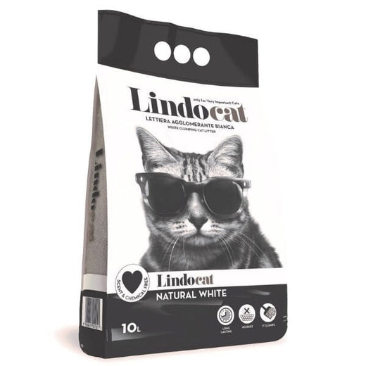 Lindocat Natural Kalın Taneli Kokusuz Topaklanan Kedi Kumu 1 Adet 10 Lt