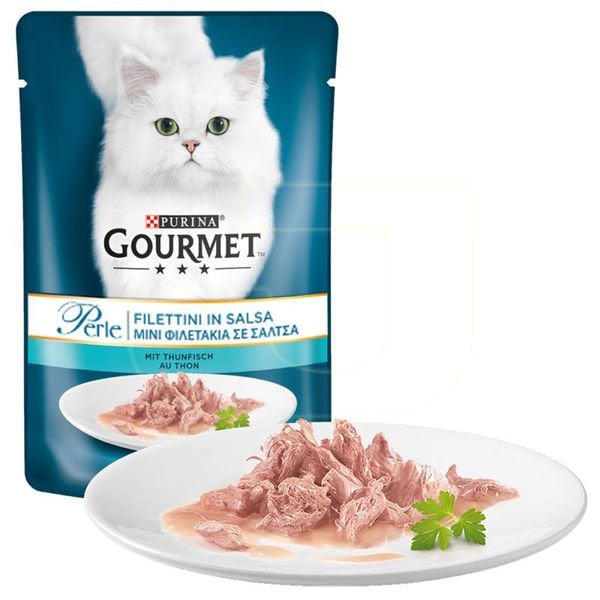 Gourmet Perle Izgara Ton Balıklı Yaş 1 Adet 85 Gr yaş konserve kedi maması