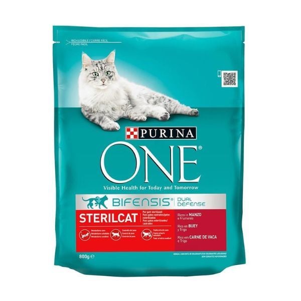 Purina One Sterilised Sığır Etli Kısırlaştırılmış Kedi Maması 800 Gr - Kuru Kedi Maması