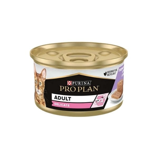 Pro Plan Delicate Hindi Etli Yetişkin Konserve Kedi Maması 1 Adet 85 Gr yaş konserve kedi maması