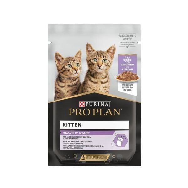 Pro Plan Kitten Hindili Pouch Yavru Yaş Kedi Maması 1 Adet 85 Gr yaş konserve kedi maması