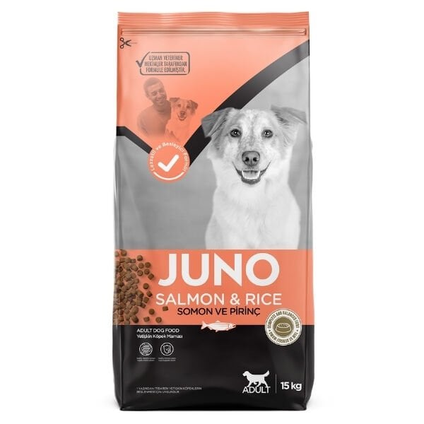 Juno Somonlu Yetişkin Köpek Maması 15 Kg - Kuru Köpek Maması
