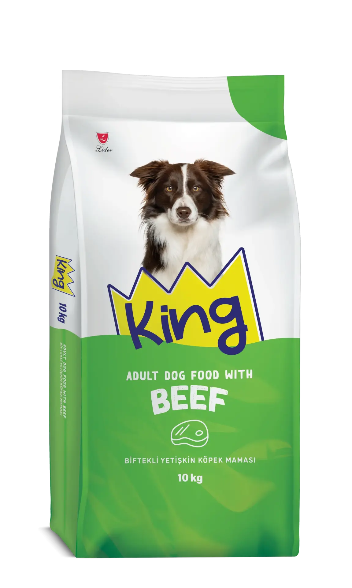 King Biftekli Yetişkin Köpek Maması 10 Kg - Kuru Köpek Maması