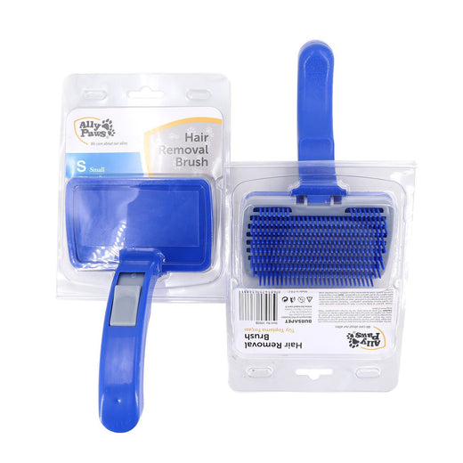Ally Paws Otomatik Basmalı Kedi ve Köpekler için Tüy Toplayıcı Tarak Small