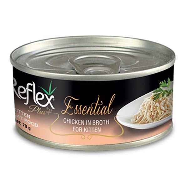 Reflex Plus Kitten Tavuklu Yavru Konserve Kedi Maması 1 Adet 70 Gr yaş konserve kedi maması