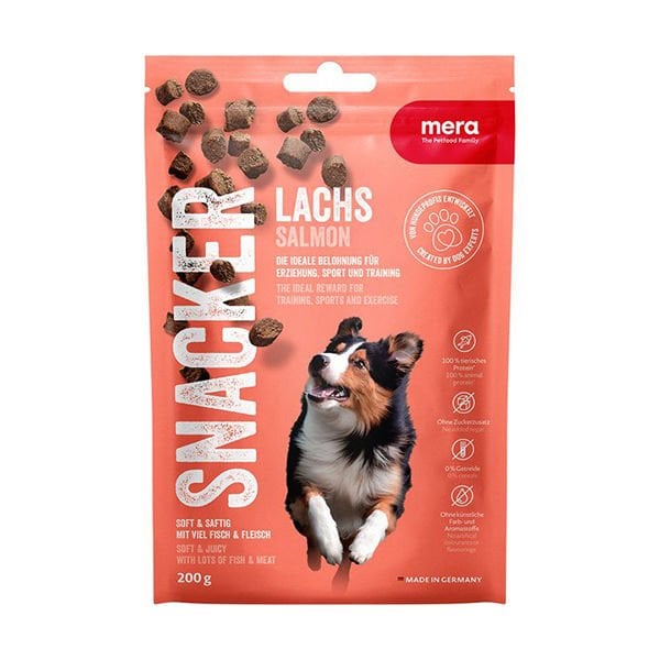 Mera Snacker Somonlu Yumuşak Köpek Ödülü Maması 1 Adet 200 Gr - Köpek Ödül Maması