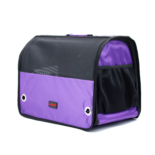 Lepus Cool Kedi ve Küçük Irk Köpek Taşıma Sırt Çantası Mor 32x26x43 Cm - Kedi Aksesuarı
