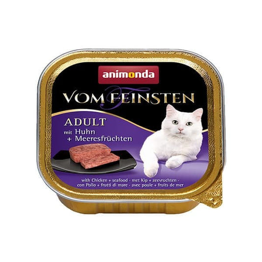 Animonda Tavuk ve Deniz Mahsüllü Yetişkin Konserve Kedi Maması 1 Adet 100 Gr yaş konserve kedi maması