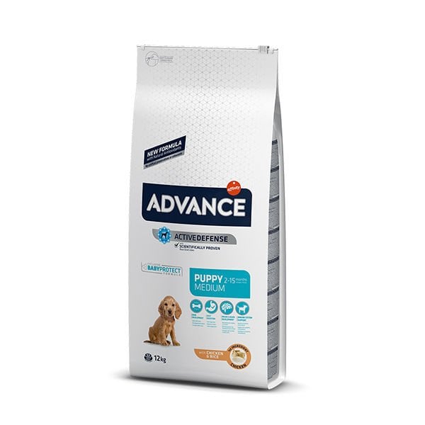 Advance Puppy Medium Tavuklu Orta Irk Yavru Köpek Maması 12 Kg - Kuru Köpek Maması