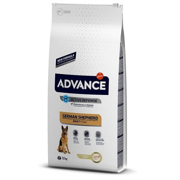 Advance German Shepherd Hindi Etli Yetişkin Köpek Maması 12 Kg - Kuru Köpek Maması