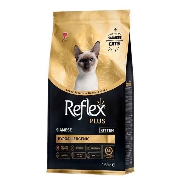 Reflex Plus Siamese Hypoallergenic Tavuklu Yavru Kedi Maması 1.5 Kg - Kuru Kedi Maması