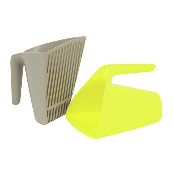 Moderna Scoop-Sift V Kedi Kumu Küreği Gri 13.5x15.5x13 Cm ürün görseli