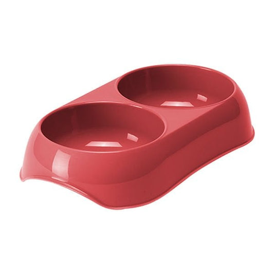 Moderna Gusto Köpek ve Kedi Mama Kabı Kırmızı 2x200 Ml ürün görseli