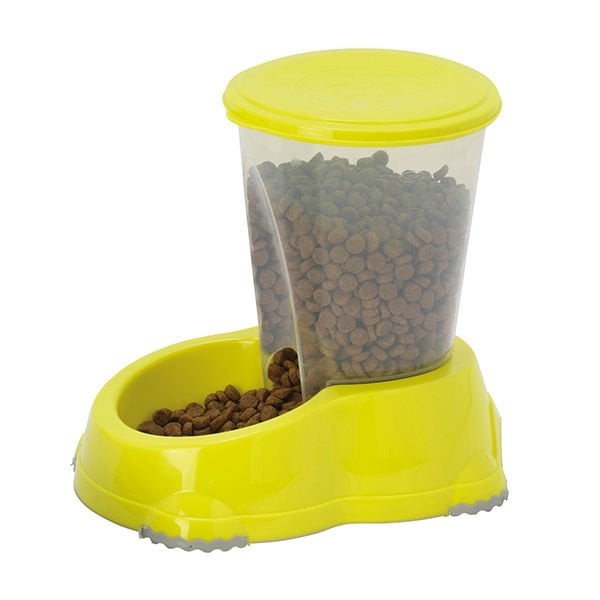 Moderna Smart Kedi ve Köpek Saklamalı Mama Kabı Sarı 1.5 Lt ürün görseli