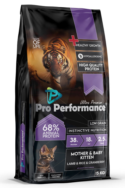 Pro Performance Mother&Baby Kuzulu ve Pirinçli Anne ve Yavru Kedi Maması 15 Kg