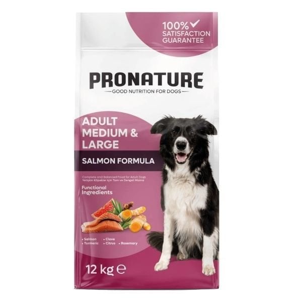 Pronature Derma Shine Somonlu Yetişkin Köpek Maması 12 Kg - Kuru Köpek Maması