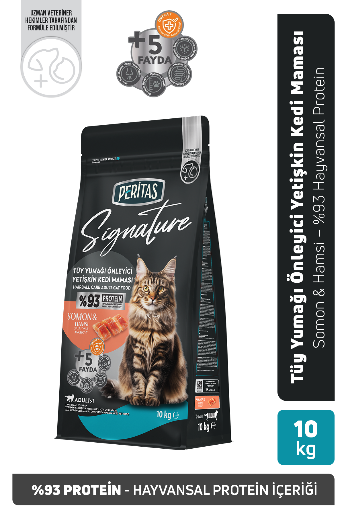 Signature Somonlu Yetişkin Kedi Maması 10 Kg - Kuru Kedi Maması