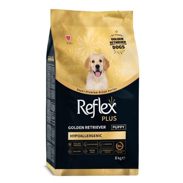 Reflex Plus Hypoallergenic Golden Retriever Tavuklu Yavru Köpek Maması 8 Kg - Kuru Köpek Maması