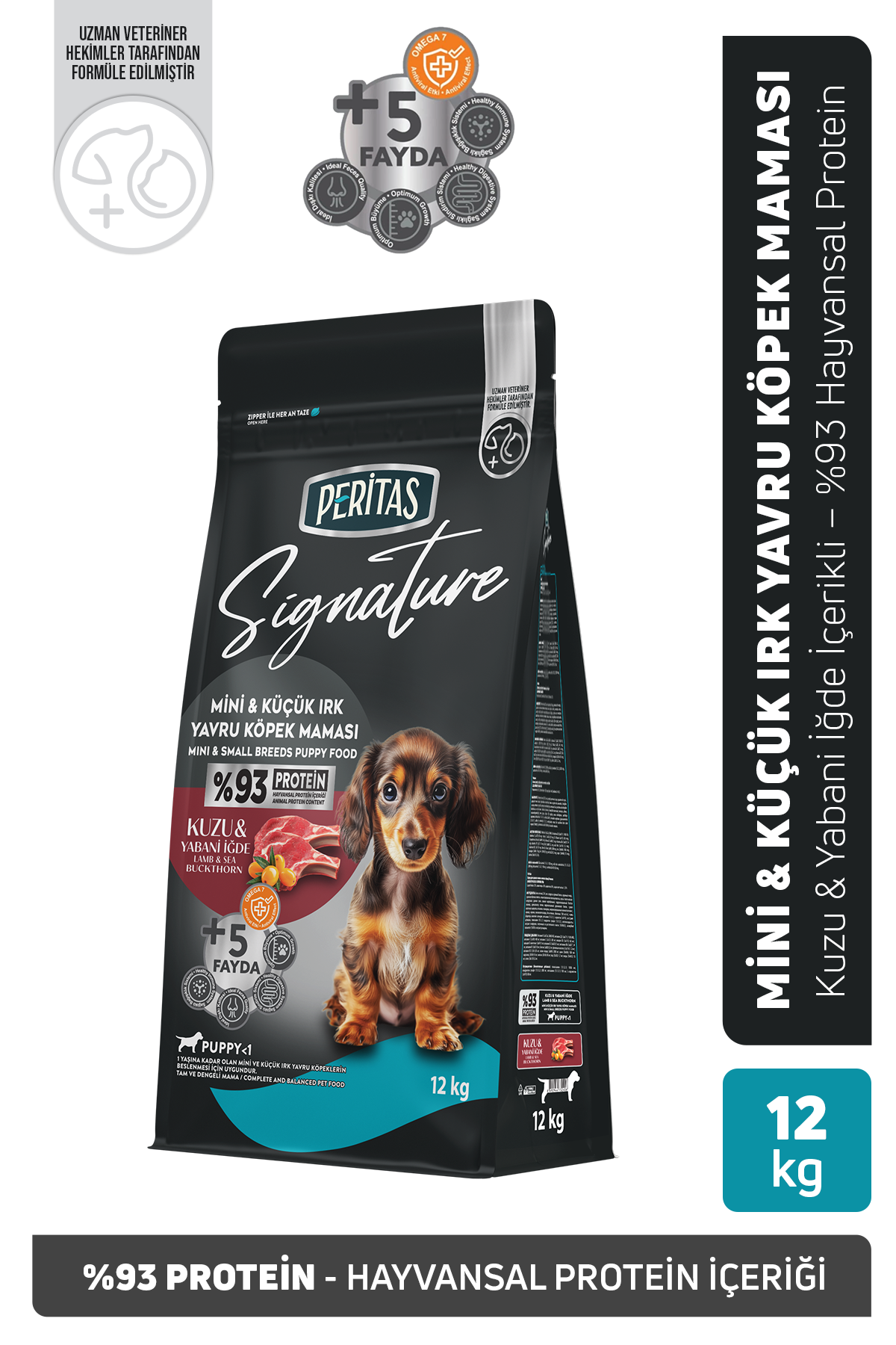 Signature Kuzulu Küçük Irk Yavru Köpek Maması 12 Kg - Kuru Köpek Maması