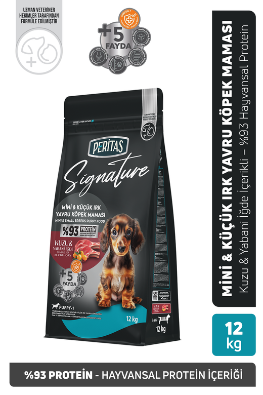 Signature Kuzulu Küçük Irk Yavru Köpek Maması 12 Kg