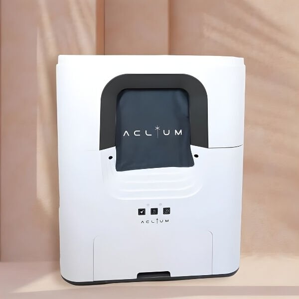 Aclium Otomatik Kedi Tuvaleti 55x57x65 Cm Beyaz ürün görseli