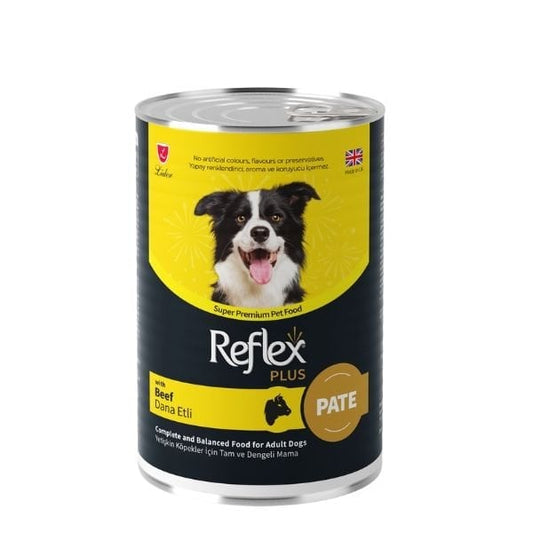 Reflex Plus Pate İçinde Dana Etli Yetişkin Konserve Köpek Maması 1 Adet 400 Gr - Konserve Köpek Maması
