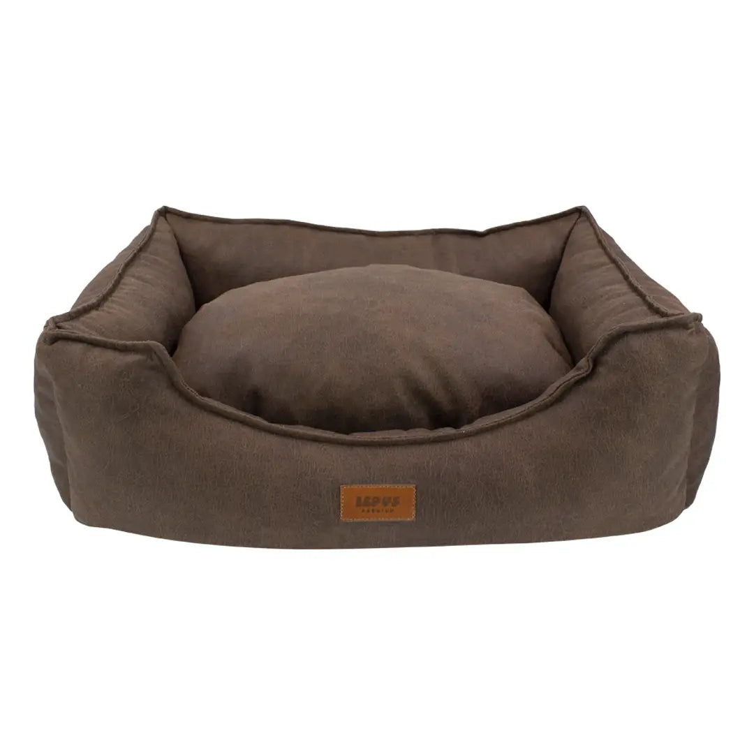 Lepus Soft Kedi ve Köpek Yatağı Kahverengi Small 54x43x14 Cm - Kedi Aksesuarı