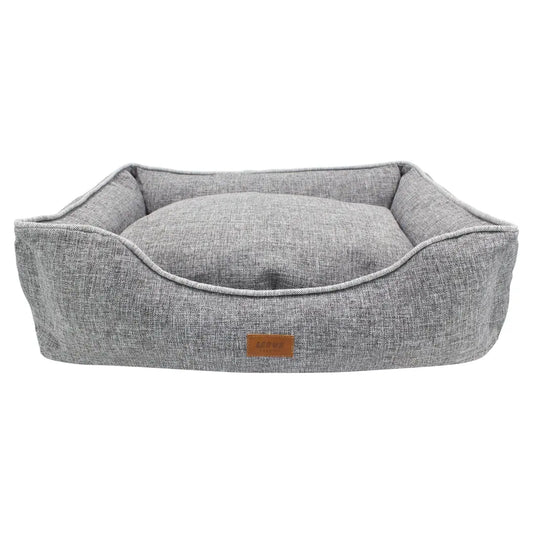 Lepus Mia Premium Kedi ve Köpek Yatağı Large Gri 61x76x23 Cm - Kedi Aksesuarı