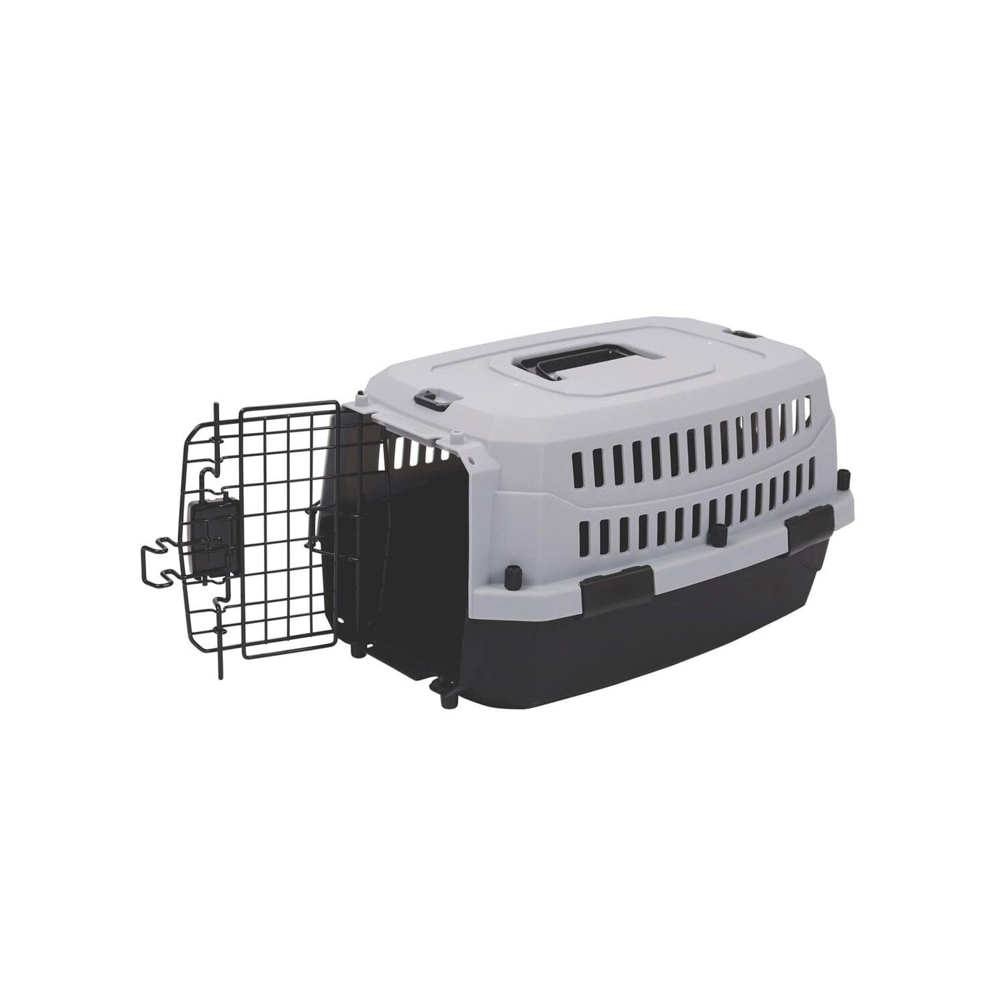 M-Pets Viaggio Carrier Iata Kedi ve Küçük Irk Köpek Taşıma Çantası 58.4x38.7x33 Cm Gri/Siyah Small - Kedi Aksesuarı