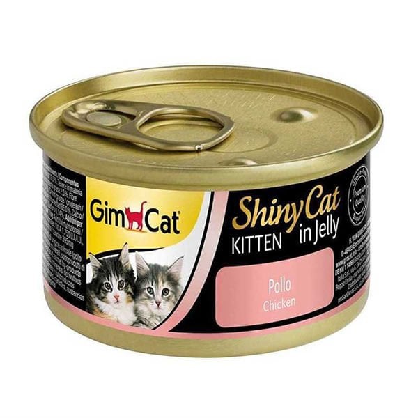 Gimcat Shinycat Yavru Tavuklu Konserve Kedi Maması 1 Adet 70 Gr yaş konserve kedi maması