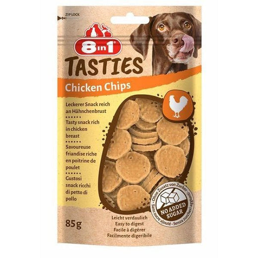8in1 Tasties Chicken Chips Tavuklu Cips Köpek Ödül Maması 1 Adet 85 Gr