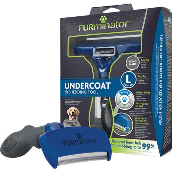 Furminator Kolay Temizlenen Uzun Tüylü Köpek Tüy Tarağı Large - Köpek Bakım Ürünü
