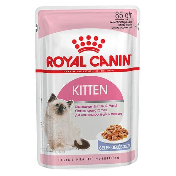 Royal Canin Kitten Jelly Pouch Yavru Konserve Kedi Maması 1 Adet 85 Gr yaş konserve kedi maması