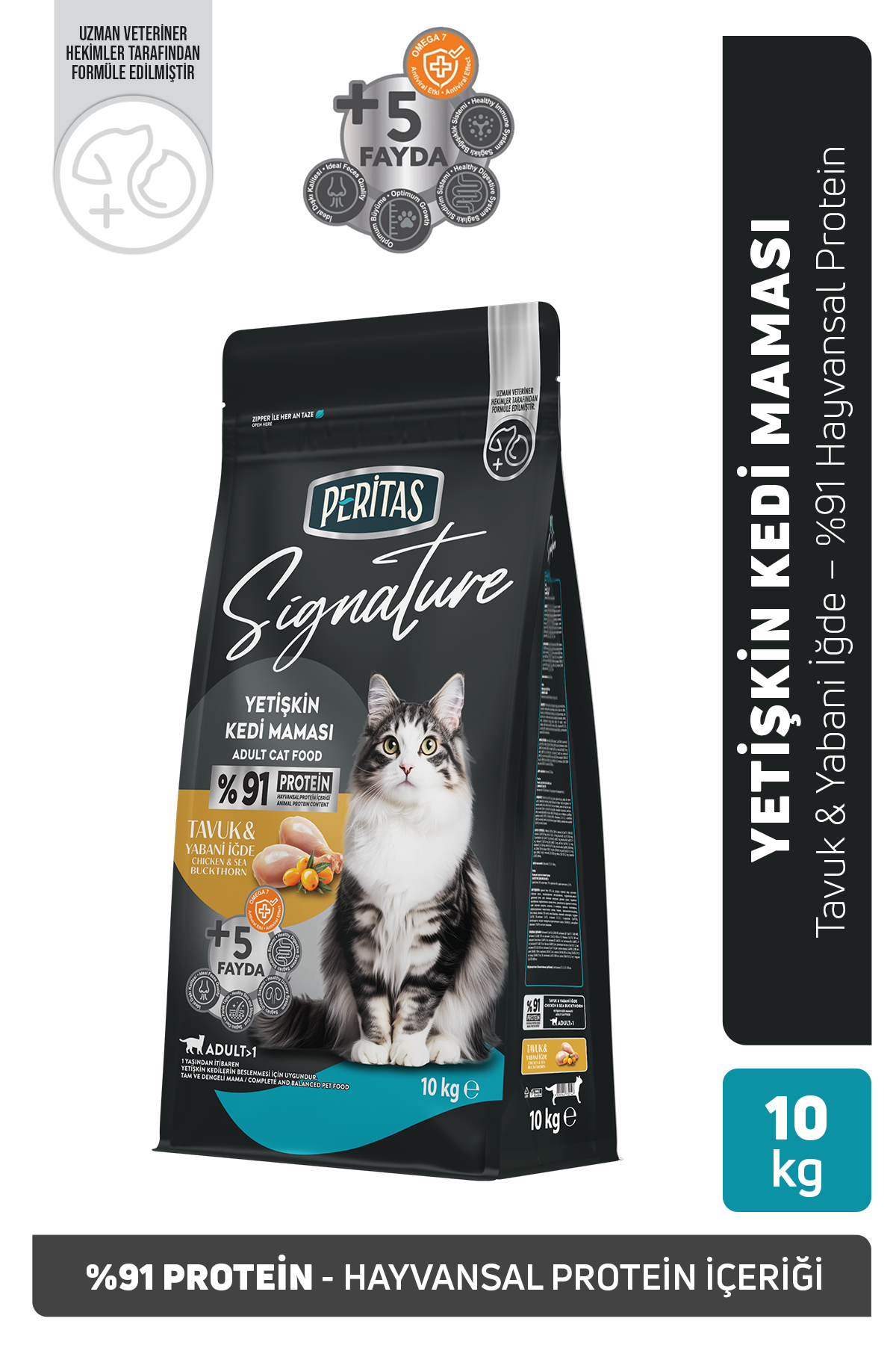 Signature Tavuklu Yetişkin Kedi Maması 10 Kg - Kuru Kedi Maması