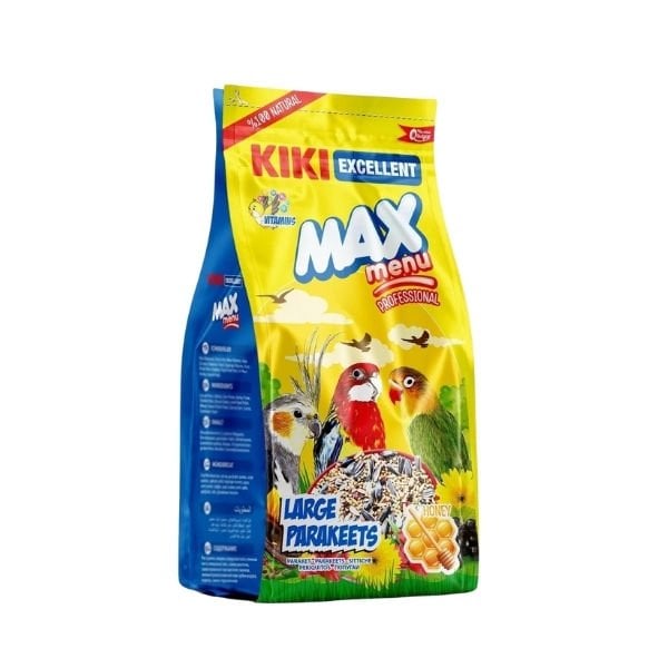 Kiki Excellent Max Menu Ballı Büyük Pareket Kuş Yemi 500 Gr ürün görseli