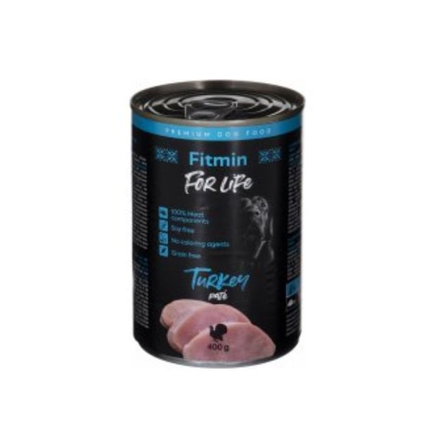 Fitmin For Life Hindi Etli Pate Yetişkin Konserve Köpek Maması 1 Adet 400 Gr - Konserve Köpek Maması