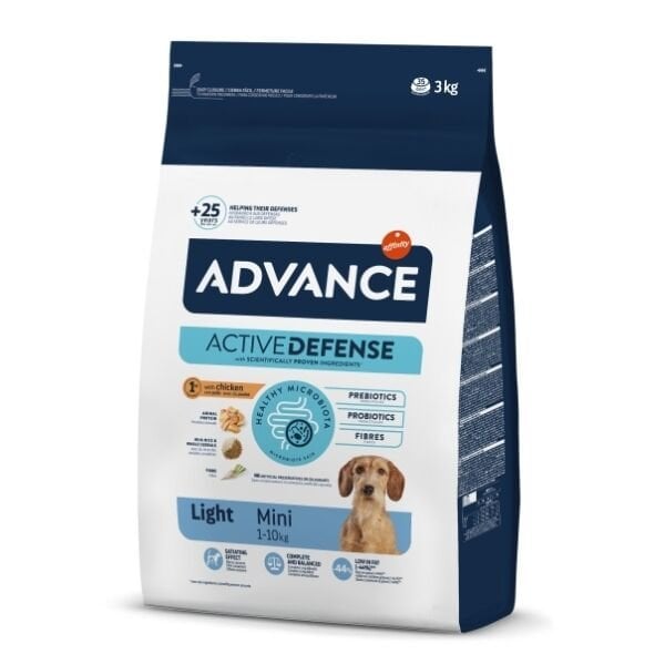 Advance Light Mini Tavuklu Küçük Irk Diyet Köpek Maması 3 Kg - Kuru Köpek Maması