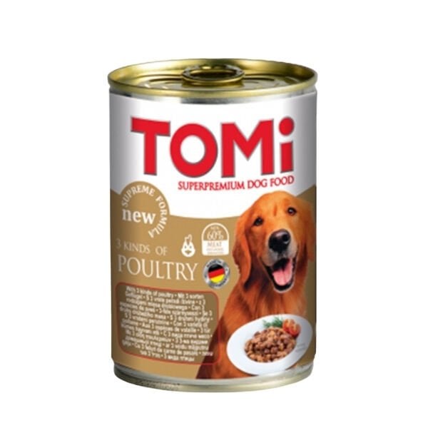 Tomi Kümes Hayvanlı Yetişkin Konserve Köpek Maması 400 Gr 1 Adet - Konserve Köpek Maması