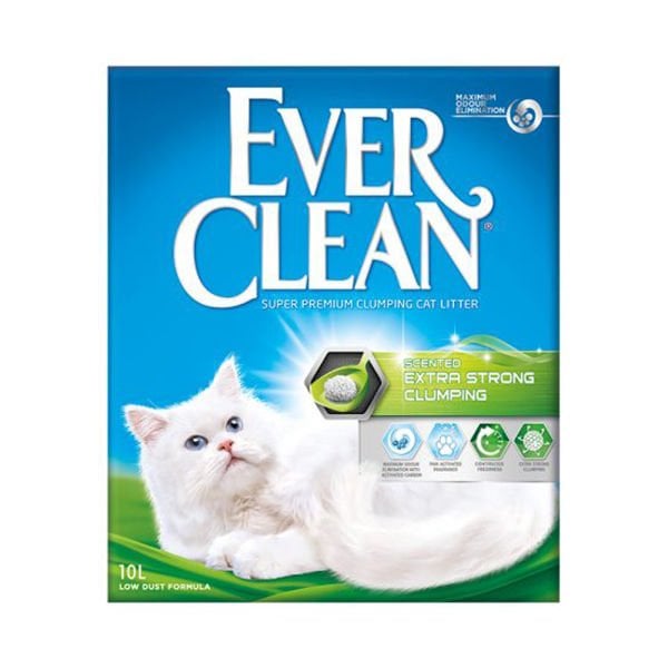 Ever Clean Extra Strong Kokulu Topaklanan Kedi Kumu 1 Adet 10 Lt ürünü görseli