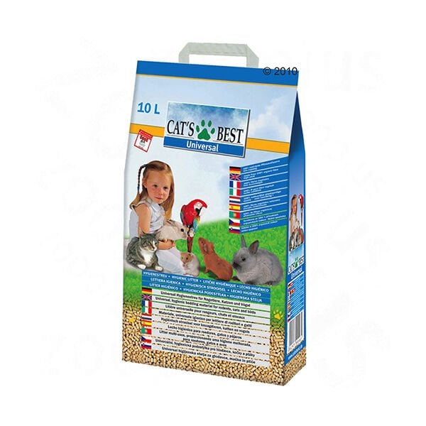 Jrs Cats Best Universal Bitkisel Kuş Kemirgen ve Kedi Kumu 10 Lt 5.5 Kg ürünü görseli