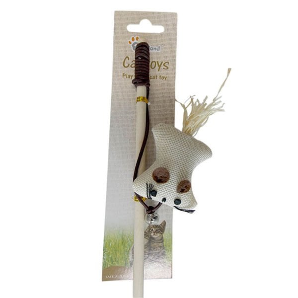 Eastland Kediler için Olta Oyuncak Peluş 46 Cm - Kedi Oyuncağı