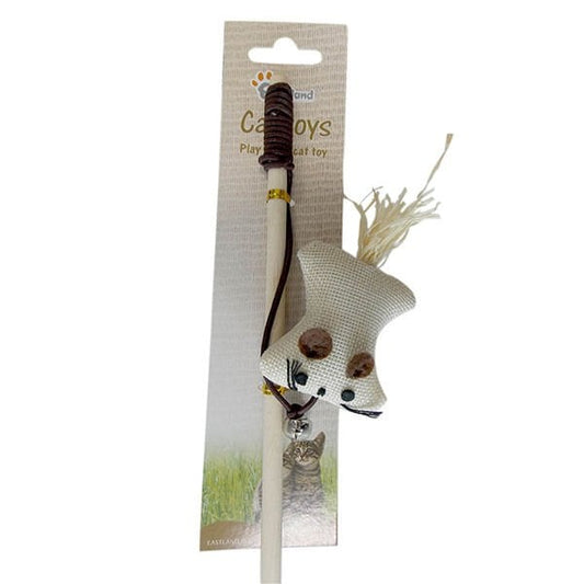 Eastland Kediler için Olta Oyuncak Peluş 46 Cm - Kedi Oyuncağı