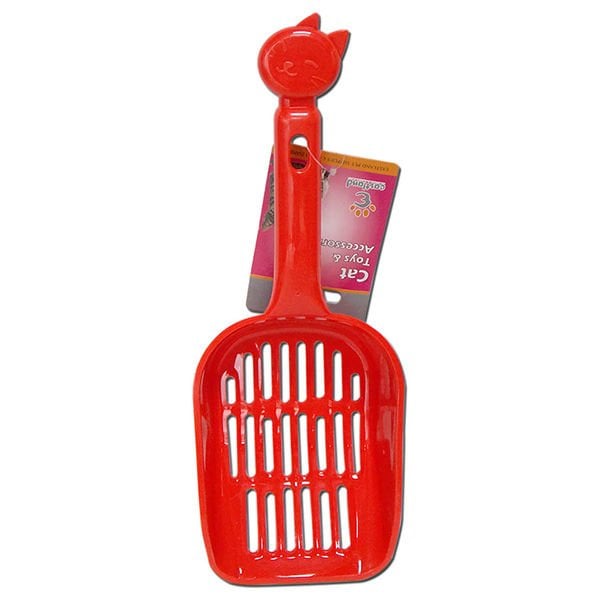 Eastland Temizleme Kedi Kumu Küreği Kırmızı 10x26x5 Cm ürün görseli